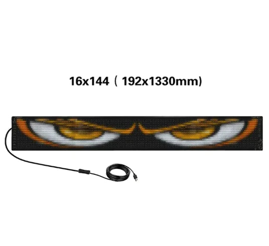 PM Customs™ LED Display – Devil Eyes & Custom Animations (Multiple Sizes)