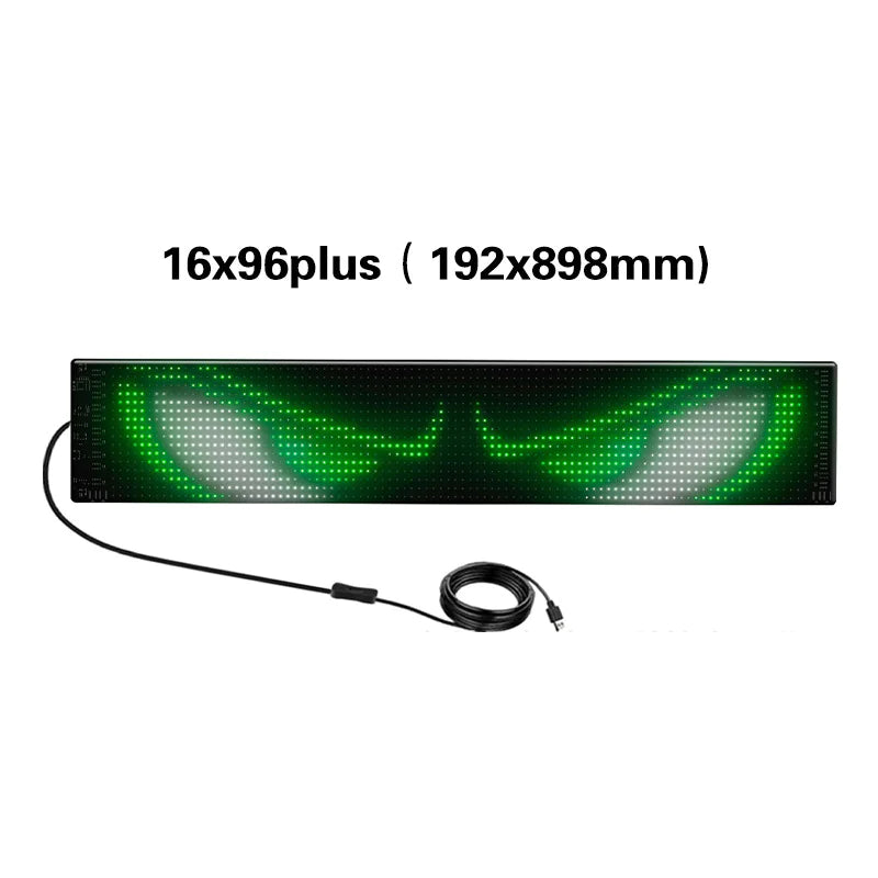 PM Customs™ LED Display – Devil Eyes & Custom Animations (Multiple Sizes)