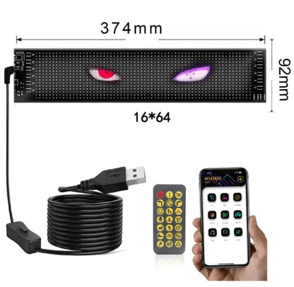 PM Customs™ LED Display – Devil Eyes & Custom Animations (Multiple Sizes)