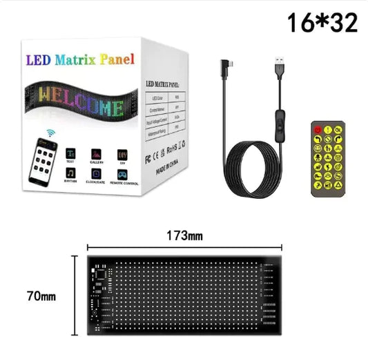 PM Customs™ LED Display – Devil Eyes & Custom Animations (Multiple Sizes)