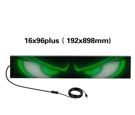 PM Customs™ LED Display – Devil Eyes & Custom Animations (Multiple Sizes)